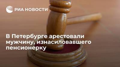 Суд в Петербурге арестовал мужчину, изнасиловавшего пенсионерку в 2017 году