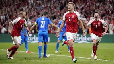Сборная Дании выиграла все шесть матчей в отборе ЧМ-2022 со общим счётом 22:0