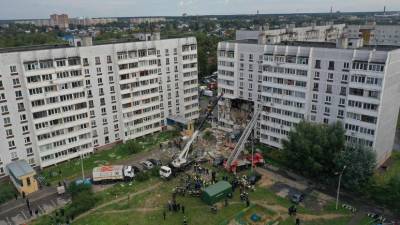 Опубликовано видео с места взрыва в жилом доме в Ногинске