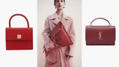 Красная сумка — самый яркий стейтмент-аксессуар этой осени