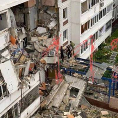 Губернатор Московской области предупредил о риске нового обрушения после взрыва в многоэтажке