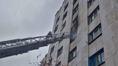 В Башкирии из-за пожара в многоэтажке эвакуировали жильцов