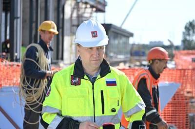 Андрей Бочкарёв: Строительная готовность станции «Улица Генерала Тюленева» составляет 27%