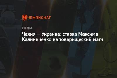 Чехия — Украина: ставка Максима Калиниченко на товарищеский матч