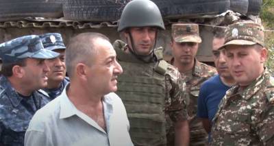 Командующий войсками полиции и глава ДП Армении побывали на боевых позициях. Видео