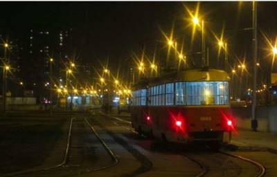 В Киеве ночью отремонтируют инфраструктуру двух трамвайных маршрутов