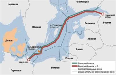 Bloomberg: Поставки газа по "Северному потоку-2" планируется начать с 1 октября