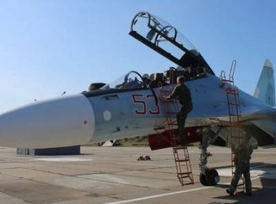 Россия отправила в Беларусь три истребителя СУ-30СМ. ФОТО