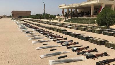 В сирийском городе Дераа боевики сдали оружие правительственным войскам