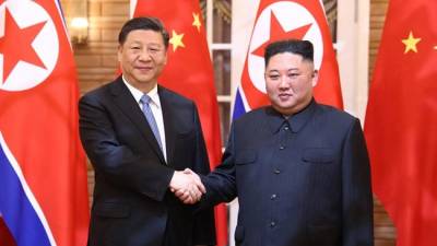 Си Цзиньпин поздравил Ким Чен Ына с 73-й годовщиной образования КНДР