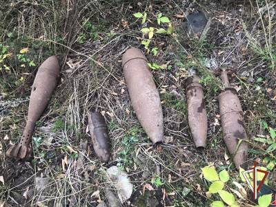 В Копейске в пункте приема лома нашли четыре артиллерийских снаряда и мину