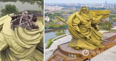 Гигантская статуя бога войны в Китае – почему вызвала скандал, фото