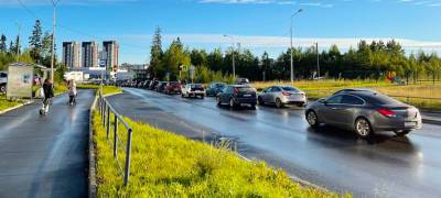 В Петрозаводске установили светофор на улице, где образуются огромные пробки