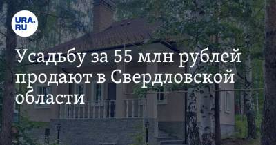 Усадьбу за 55 млн рублей продают в Свердловской области. Фото