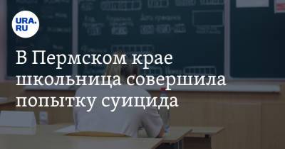 В Пермском крае школьница совершила попытку суицида