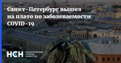 Санкт-Петербург вышел на плато по заболеваемости COVID-19