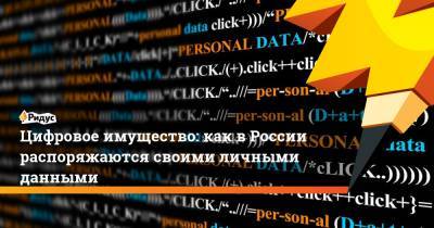 Цифровое имущество: как в России распоряжаются своими личными данными