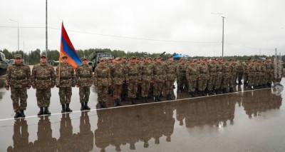 Армянские военные приняли участие в открытии учений "Запад-2021" в России