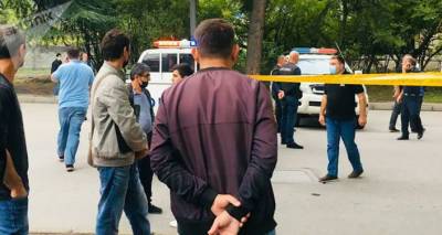 В Грузии совершено вооруженное нападение на банк. Видео с места ЧП