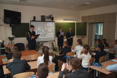 Ульяновские кадеты СК рассказали школьникам о детях-героях
