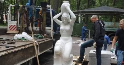 Власти Светлогорска пока не рассчитались с создателем копии скульптуры Германа Брахерта «Несущая воду»