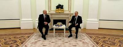 В Кремле проходят переговоры Путина и Лукашенко