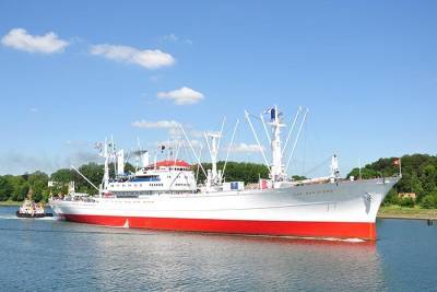 Гамбургский корабль-музей «Cap San Diego» пытается установить мировой рекорд