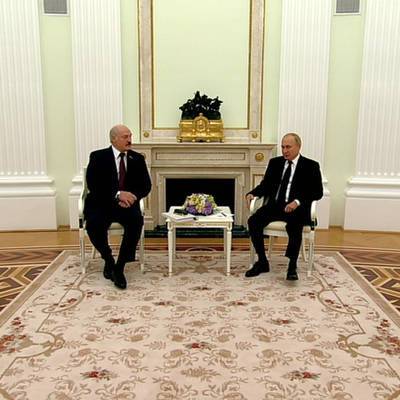 В Кремле проходят переговоры президентов России и Белоруссии