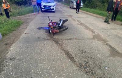 В Тверской области женщина-водитель сбила мотоциклиста и скрылась