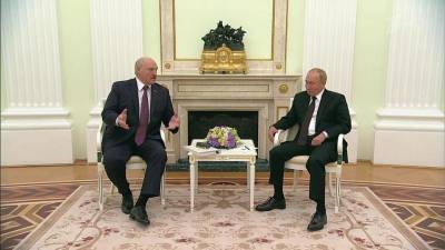 Российско-белорусские переговоры на высшем уровне проходят в Кремле