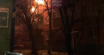Пожар вспыхнул в жилом доме в Краснодаре