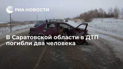В Саратовской области погибли два человека при столкновении двух легковых автомобилей