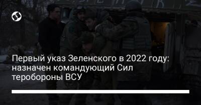 Первый указ Зеленского в 2022 году: назначен командующий Сил теробороны ВСУ