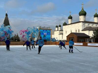 1 января Игорь Бабушкин провел хоккейный матч в кремле
