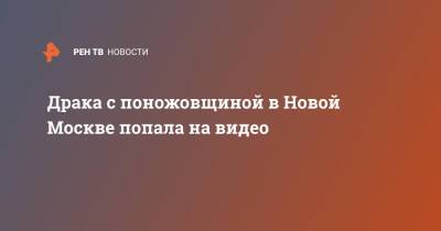 Драка с поножовщиной в Новой Москве попала на видео - ren.tv - Москва