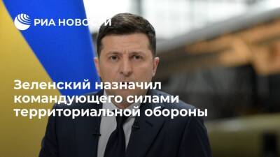 Президент Украины Зеленский назначил Галушкина командующим силами территориальной обороны
