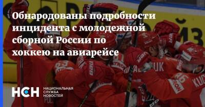 Обнародованы подробности инцидента с молодежной сборной России по хоккею на авиарейсе
