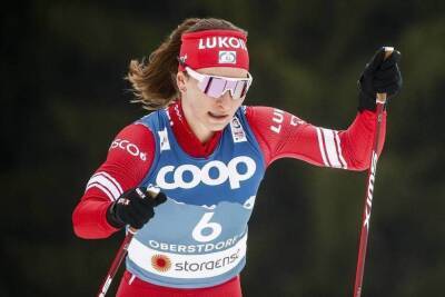 Тверская лыжница Наталья Непряева пришла первой к финишу на Тур де Ски