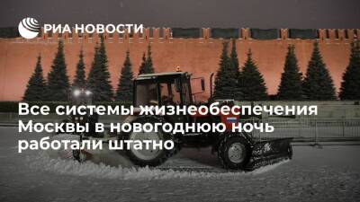 Заммэра Москвы Бирюков: все системы жизнеобеспечения в новогоднюю ночь работали штатно
