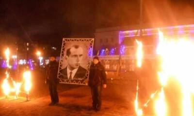 На Украине отмечают день рождения националиста