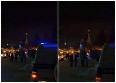 Мужчину избили на глазах у полицейских на площади Ленина в Новосибирске