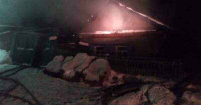 Пожар в частном доме под Новосибирском унес жизнь человека