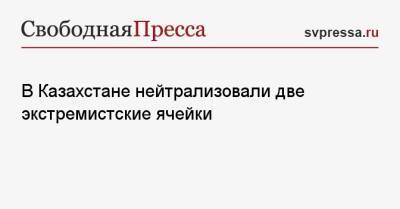 Ерлан Карин - В Казахстане нейтрализовали две экстремистские ячейки - svpressa.ru - Казахстан - Алма-Ата