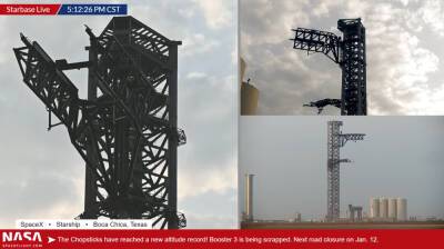 Илон Маск - Илон Маск показал «Мехазиллу» — сверхтяжелую стартовую башню для обслуживания Starship. Она будет ловить первую ступень Super Heavy после возврата - itc.ua - Украина - Техас