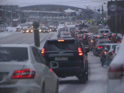 В Челябинске сегодня утром зафиксировали 7-балльные пробки