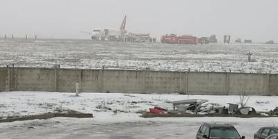 Самолет авиакомпании Red Wings выкатился за пределы ВПП в аэропорту Белгорода