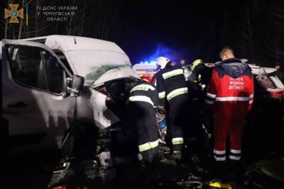 В Черниговской области новое ДТП с участием микроавтобуса: 11 пострадавших