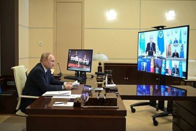 Путин назвал происходящее в Казахстане агрессией международного терроризма