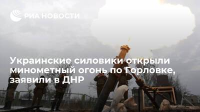 В ДНР заявили о минометном обстреле Горловки со стороны Украины