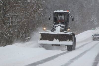 На дороги Брянщины вышли чистить снег 226 единиц технники